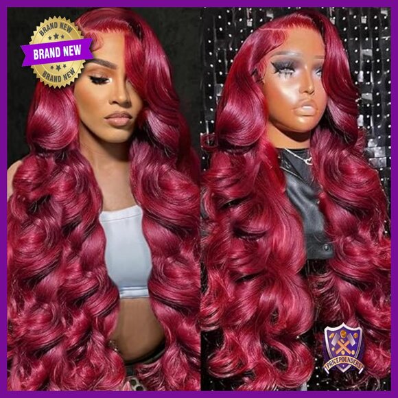 13x4 HD Lace Front Wig Human Hair Body Wave 180% Density Glueless 24 Inch